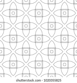Seamless vector pattern in ornamental style