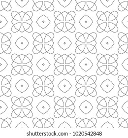 Seamless vector pattern in ornamental style