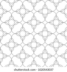 Seamless vector pattern in ornamental style