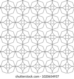 Seamless vector pattern in ornamental style