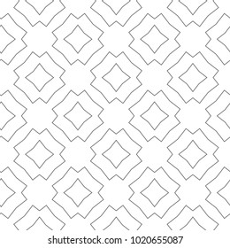 Seamless vector pattern in ornamental style