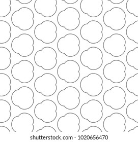 Seamless vector pattern in ornamental style