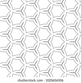Seamless vector pattern in ornamental style