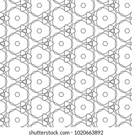Seamless vector pattern in ornamental style