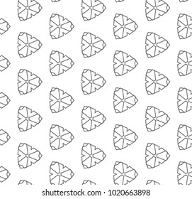 Seamless vector pattern in ornamental style