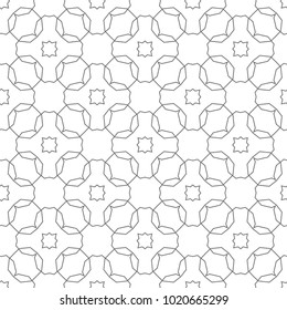 Seamless vector pattern in ornamental style