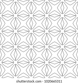 Seamless vector pattern in ornamental style