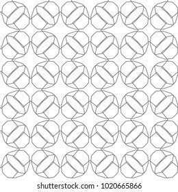 Seamless vector pattern in ornamental style