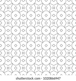 Seamless vector pattern in ornamental style