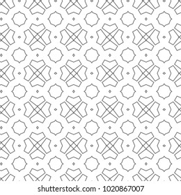 Seamless vector pattern in ornamental style