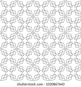 Seamless vector pattern in ornamental style