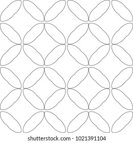 Seamless vector pattern in ornamental style