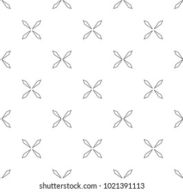 Seamless vector pattern in ornamental style