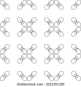 Seamless vector pattern in ornamental style