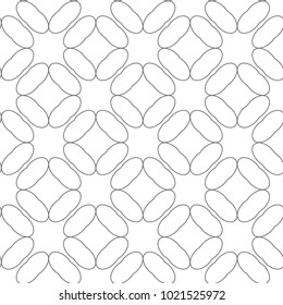 Seamless vector pattern in ornamental style