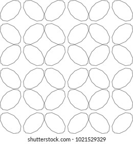 Seamless vector pattern in ornamental style