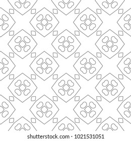 Seamless vector pattern in ornamental style