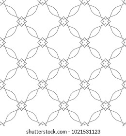 Seamless vector pattern in ornamental style