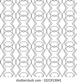 Seamless vector pattern in ornamental style