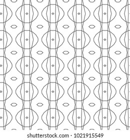 Seamless vector pattern in ornamental style