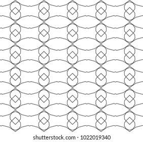Seamless vector pattern in ornamental style