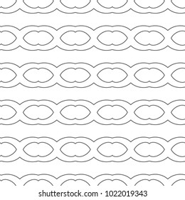Seamless vector pattern in ornamental style