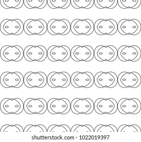Seamless vector pattern in ornamental style