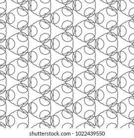 Seamless vector pattern in ornamental style