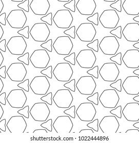 Seamless vector pattern in ornamental style
