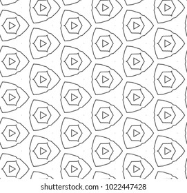 Seamless vector pattern in ornamental style