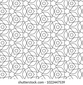 Seamless vector pattern in ornamental style