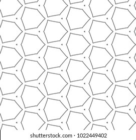 Seamless vector pattern in ornamental style