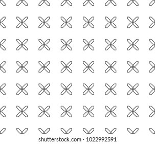 Seamless vector pattern in ornamental style