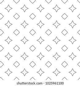 Seamless vector pattern in ornamental style