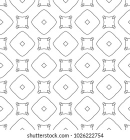 Seamless vector pattern in ornamental style