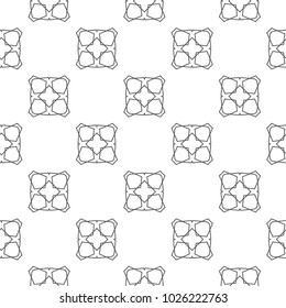 Seamless vector pattern in ornamental style