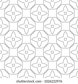 Seamless vector pattern in ornamental style