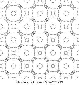 Seamless vector pattern in ornamental style
