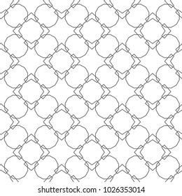 Seamless vector pattern in ornamental style