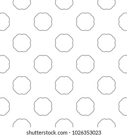 Seamless vector pattern in ornamental style