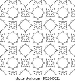 Seamless vector pattern in ornamental style