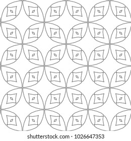 Seamless vector pattern in ornamental style
