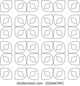 Seamless vector pattern in ornamental style