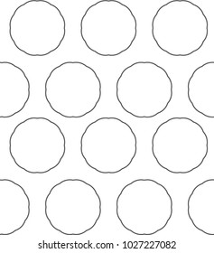 Seamless vector pattern in ornamental style