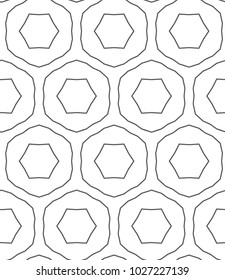 Seamless vector pattern in ornamental style
