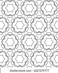 Seamless vector pattern in ornamental style