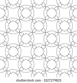 Seamless vector pattern in ornamental style