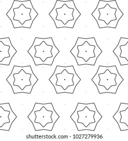 Seamless vector pattern in ornamental style