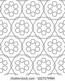 Seamless vector pattern in ornamental style