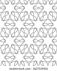 Seamless vector pattern in ornamental style